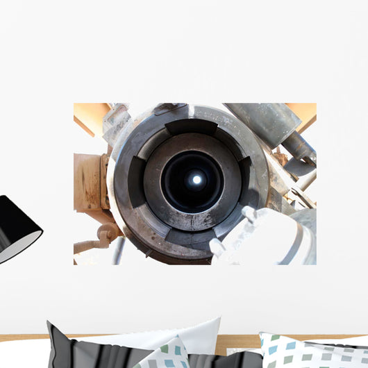Looking through Barrel M198 Wall Decal