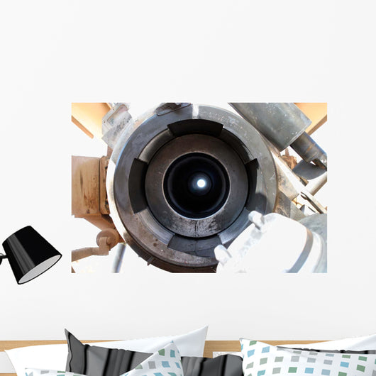 Looking through Barrel M198 Wall Decal