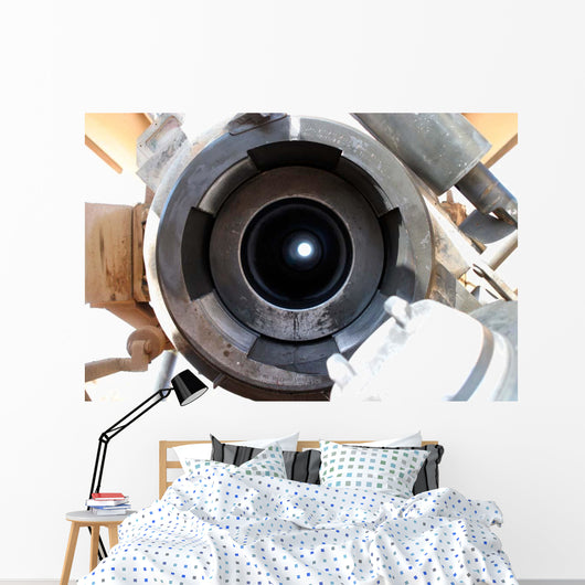 Looking through Barrel M198 Wall Decal