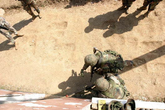 Us Marines Throws Practice Wall Decal