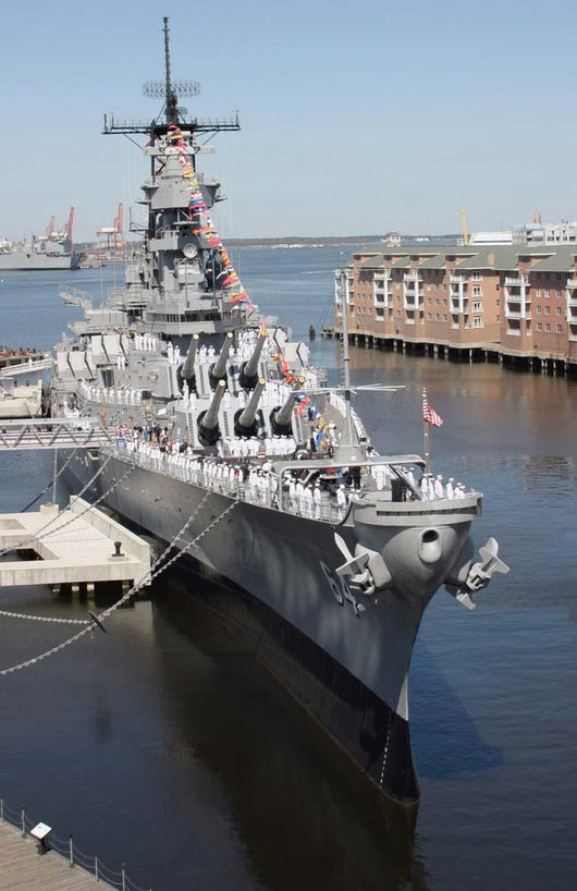 Decommissioned Us Navy Battleship Wall Decal