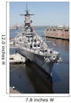 Decommissioned Us Navy Battleship Wall Decal