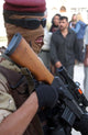 Armed Iraqi Army Guard Wall Decal Design 1