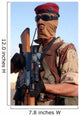Armed Iraqi Army Guard Wall Decal Design 2