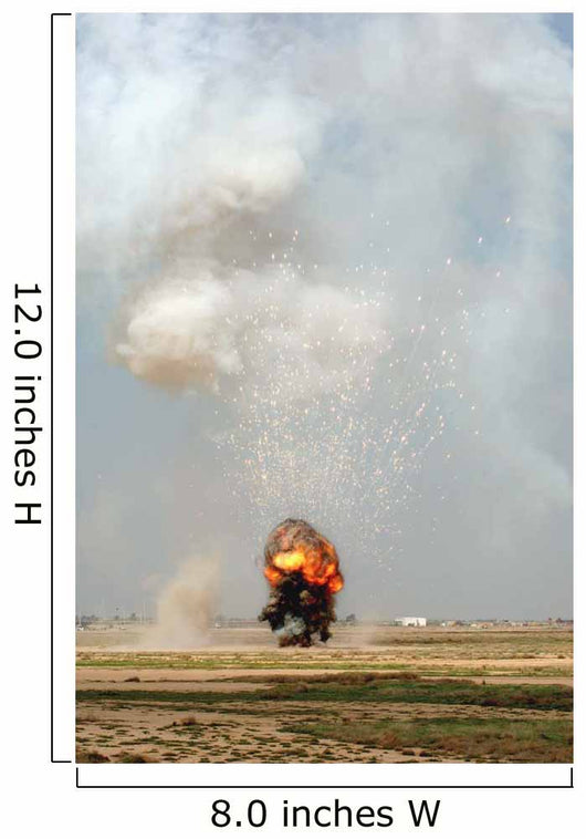 Controlled Detonation Wall Decal
