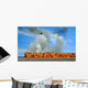 Pyrotechnics Explode While F-15 Wall Decal