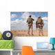 Marines Scan Horizon for Wall Decal