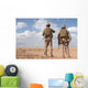 Marines Scan Horizon for Wall Decal