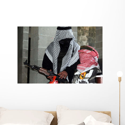Role-playing Enemy Aggressor Arms Wall Decal