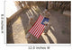 Marines Fold American Flag Wall Decal Design 1