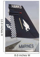 Tail Fin F A-18d Wall Decal