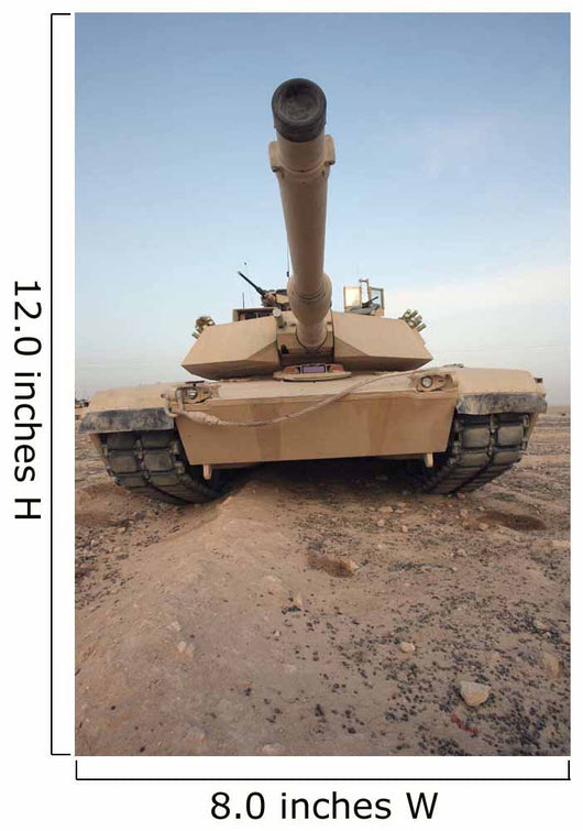 M-1a1 Main Battle Tank Wall Decal