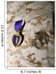 Purple Heart Award Wall Decal Design 1
