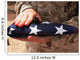 Soldier Holds United States Wall Decal