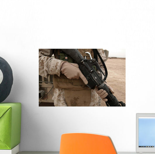 Marine Displays Required Hand Wall Decal