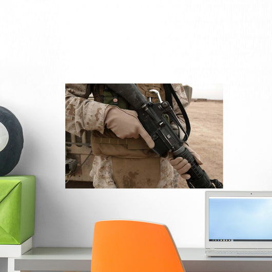 Marine Displays Required Hand Wall Decal