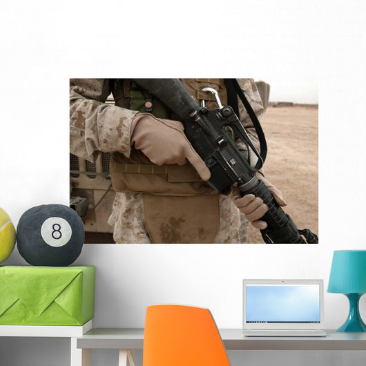 Marine Displays Required Hand Wall Decal