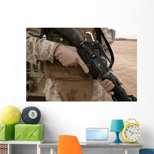 Marine Displays Required Hand Wall Decal