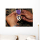 Purple Heart Award Wall Decal Design 2