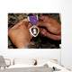 Purple Heart Award Wall Decal Design 2