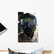 Paintball round Splattered Protective Wall Decal