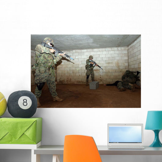 Marines Hold Saso Instructor Wall Decal