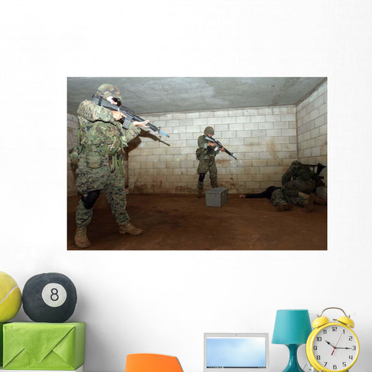 Marines Hold Saso Instructor Wall Decal