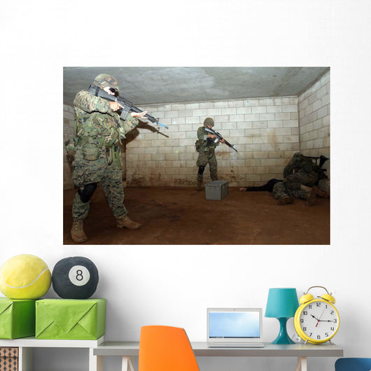 Marines Hold Saso Instructor Wall Decal