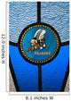 Single Seabee Logo Built Wall Decal