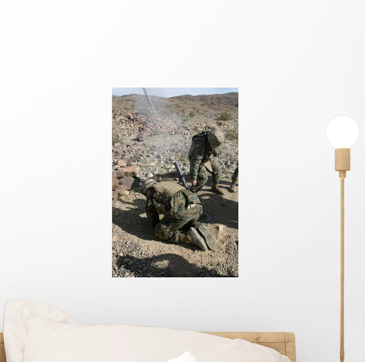 Mortarmen Cover Their Ears Wall Decal