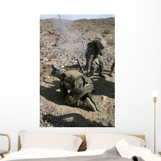 Mortarmen Cover Their Ears Wall Decal