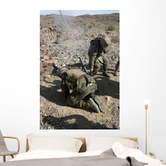 Mortarmen Cover Their Ears Wall Decal
