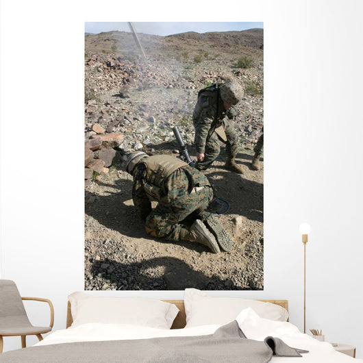 Mortarmen Cover Their Ears Wall Decal
