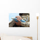 Close-up Soldier Cradling Munition Wall Decal