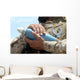 Close-up Soldier Cradling Munition Wall Decal