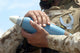 Close-up Soldier Cradling Munition Wall Decal