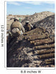 Soldiers Unearth 82mm Chinese Wall Decal