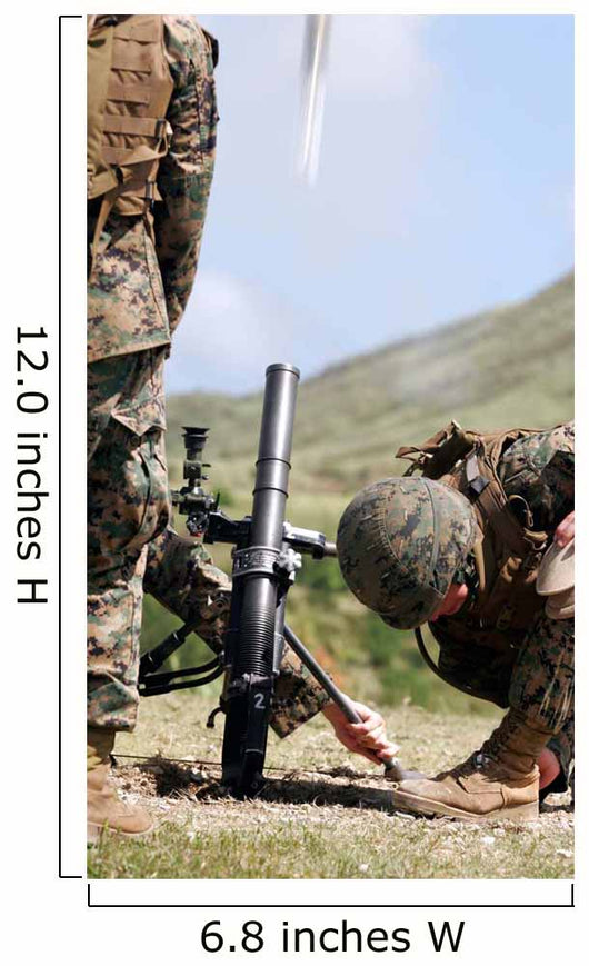 Direct-lay Method Firing Mortars Wall Decal