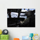 Pilot Monitors Flight Instruments Wall Decal