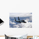 F-15c Aggressor Flies over Wall Decal Design 2