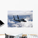 F-15c Aggressor Flies over Wall Decal Design 2