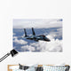 F-15c Aggressor Flies over Wall Decal Design 2
