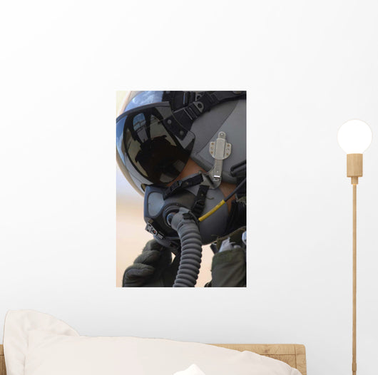 Pilot Sits His A-10 Wall Decal