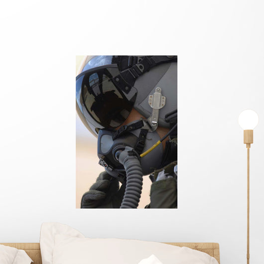 Pilot Sits His A-10 Wall Decal