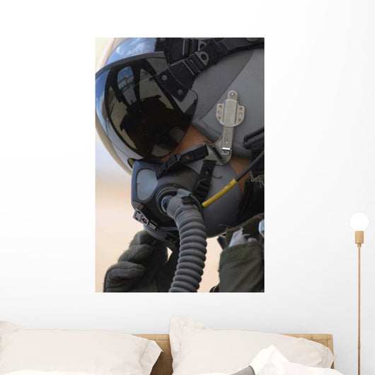 Pilot Sits His A-10 Wall Decal