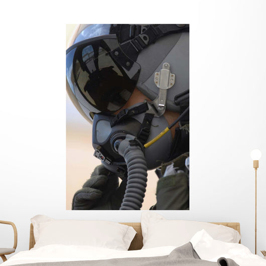 Pilot Sits His A-10 Wall Decal