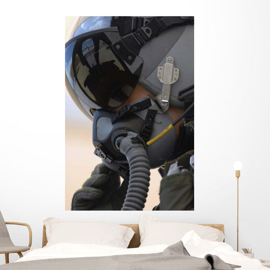 Pilot Sits His A-10 Wall Decal
