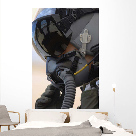 Pilot Sits His A-10 Wall Decal