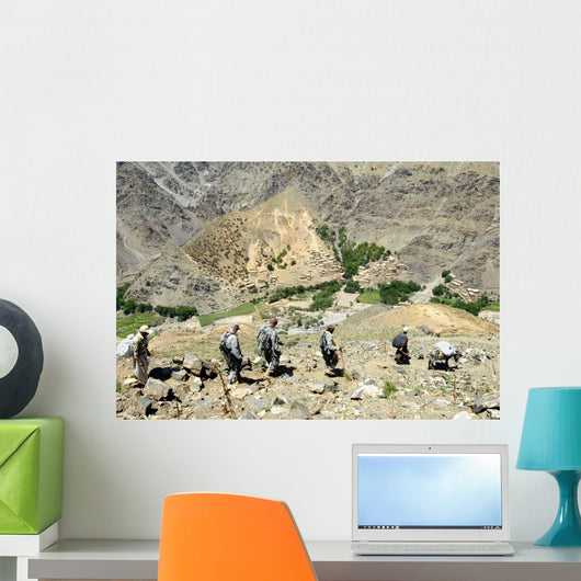 Donkey Loaded with Medical Wall Decal