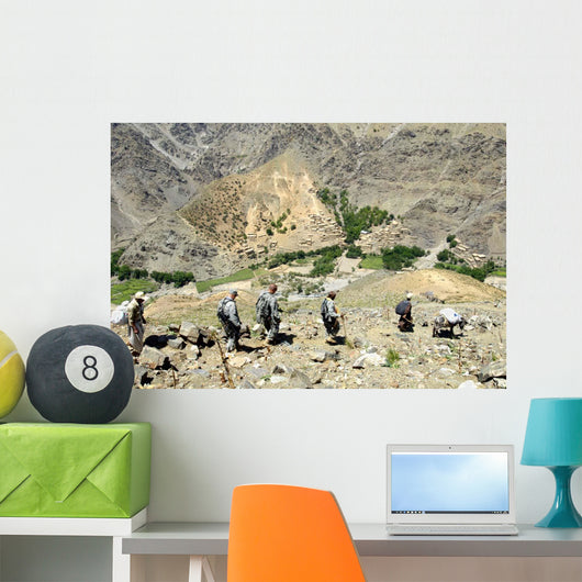 Donkey Loaded with Medical Wall Decal